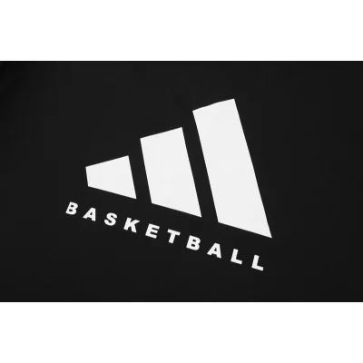 Лонгслив Adidas Basketball "Black" фото № 6