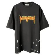 Футболка Balenciaga Embroidered Inscription "Black"