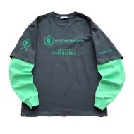 Лонгслив Balenciaga Wheat Wreath Coat of Arms "Green"