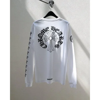 Лонгслив Chrome Hearts One Front Pocket With Cross "White" фото № 2