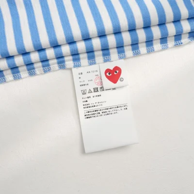 Лонгслив Comme des Garçons Red Logo Colors "Blue" фото № 8