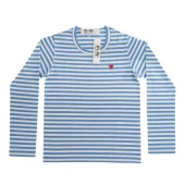 Лонгслив Comme des Garçons Red Logo Colors "Blue"