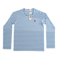 Лонгслив Comme des Garçons Red Logo Colors "Blue"