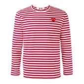 Лонгслив Comme des Garçons Play Monotone "Red"