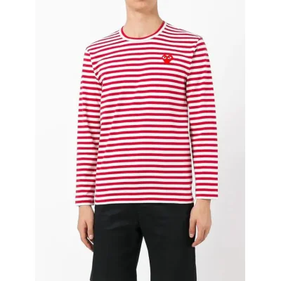 Лонгслив Comme des Garçons Play Monotone "Red" фото № 8