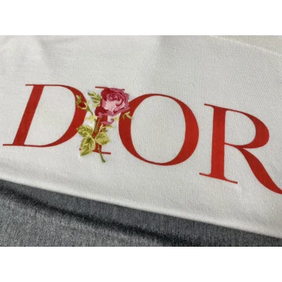 Лонгслив Dior A Letter In The Form Of A Rose "White" фото № 4
