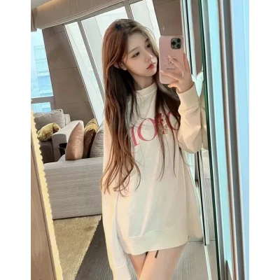 Лонгслив Dior A Letter In The Form Of A Rose "White" фото № 7