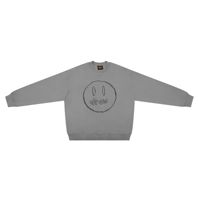 Лонгслив Drew House Big Smiley Face "Gray" фото № 7