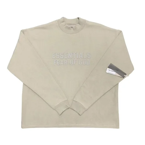 Лонгслив Fear Of God Text Logo "Beige"
