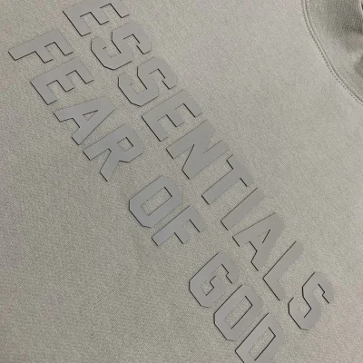 Лонгслив Fear Of God Text Logo "Beige" фото № 5