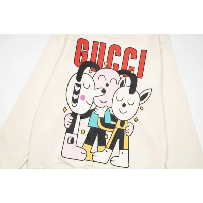 Лонгслив Gucci Friends Print "Cream" фото № 4