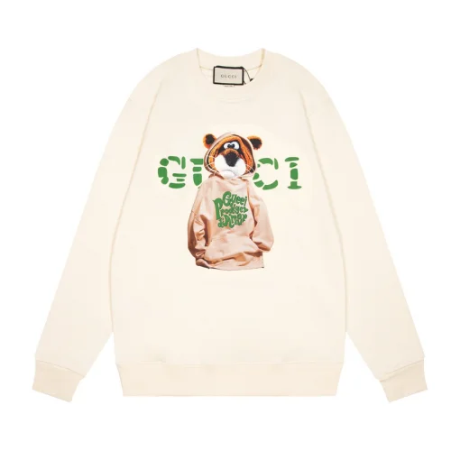 Лонгслив Gucci Tiger In A Hoodie "White"