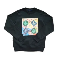 Лонгслив Louis Vuitton Square With Emblems "Black"