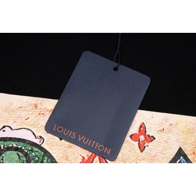 Лонгслив Louis Vuitton Square With Emblems "Black" фото № 4