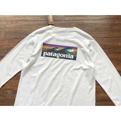 Лонгслив Patagonia Waves View Back Print "White" фото № 3 Лонгслив Patagonia Waves View Back Print "White" фото № 3