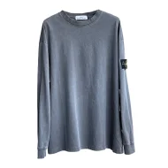 Лонгслив Stone Island With A Rectangular Stripe "Gray"