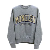 Свитшот Moncler Print Brand Name Text "Gray"