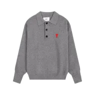 Поло Amiri With Long Sleeves "Gray"