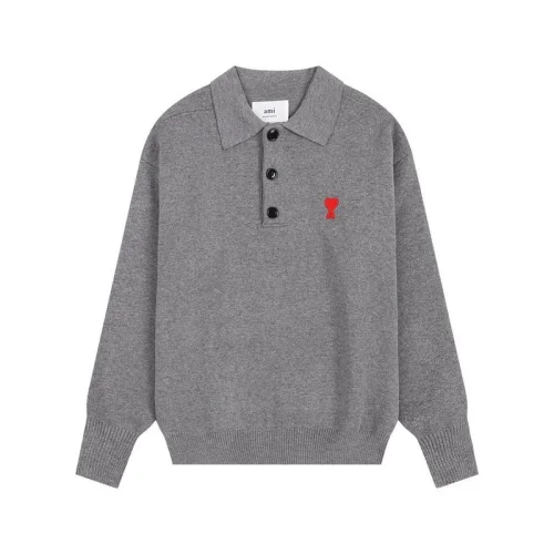 Поло Amiri With Long Sleeves "Gray"