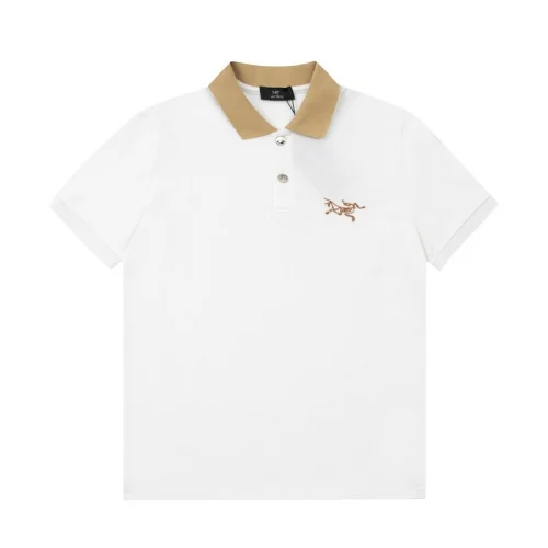 Поло Arcteryx Cotton With Bony Logo "White"