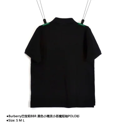 Поло Burberry Swincroft "Black" фото № 3