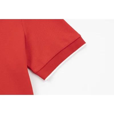 Поло Burberry Black And White Logo "Red" фото № 6 Поло Burberry Black And White Logo "Red" фото № 6