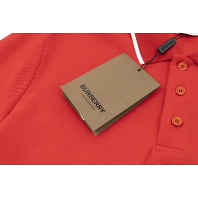 Поло Burberry Black And White Logo "Red" фото № 7 Поло Burberry Black And White Logo "Red" фото № 7
