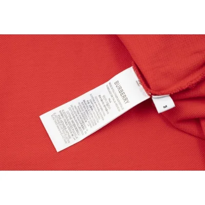 Поло Burberry Black And White Logo "Red" фото № 8 Поло Burberry Black And White Logo "Red" фото № 8