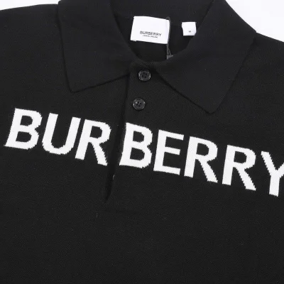 Поло Burberry Printed Logo Letters "Black" фото № 6 Поло Burberry Printed Logo Letters "Black" фото № 6