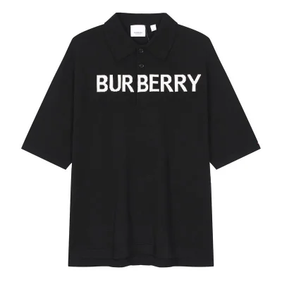 Поло Burberry Printed Logo Letters "Black" фото № 9 Поло Burberry Printed Logo Letters "Black" фото № 9
