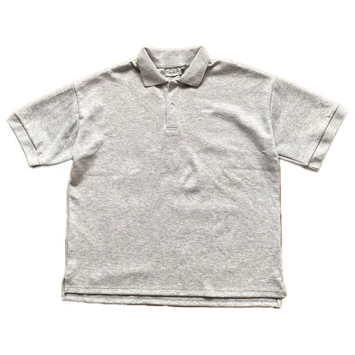 Поло Carhartt With White Text Logo "Gray"