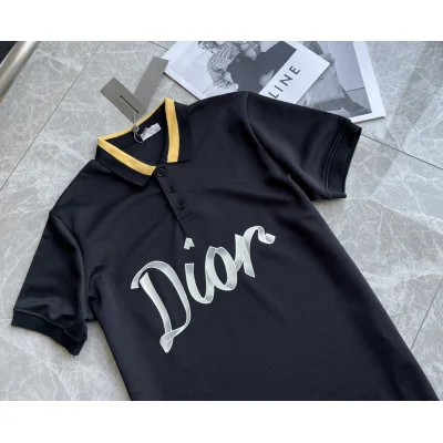 Поло Dior Yellow collar "Black" фото № 8 Поло Dior Yellow collar "Black" фото № 8