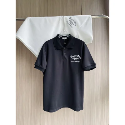 Поло Dior Elegant Inscription "Black" фото № 4