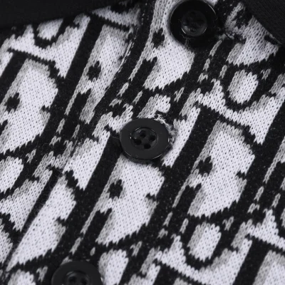 Поло Dior Brand Print "Black/White" фото № 7 Поло Dior Brand Print "Black/White" фото № 7