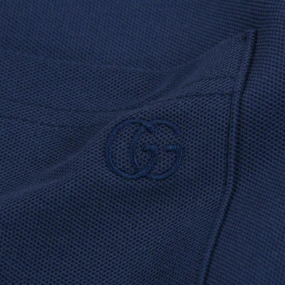 Поло Gucci Regular With Pocket "Blue/Black" фото № 7 Поло Gucci Regular With Pocket "Blue/Black" фото № 7