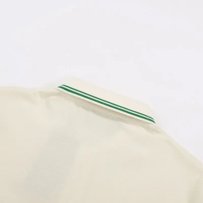 Поло Gucci With Green Stripes "Cream" фото № 3