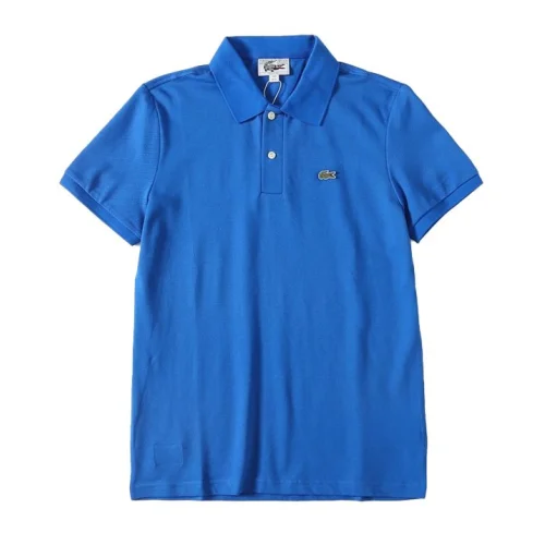 Поло Lacoste Cotton With Crocodile Logo "Blue"