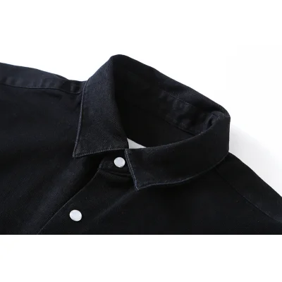 Рубашка AMI Classic "Black" фото № 6