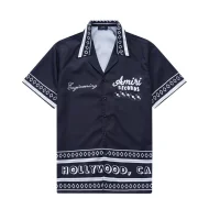 Рубашка Amiri Record Print On Back "Black"