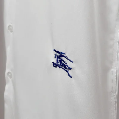 Рубашка Burberry Frontside Print Small Blue Warrior On The Horse "White" фото № 4