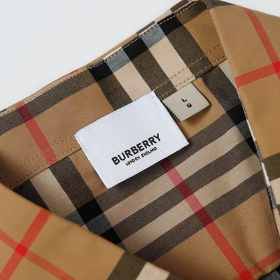 Рубашка Burberry Checkered Style "Brown" фото № 4 Рубашка Burberry Checkered Style "Brown" фото № 4