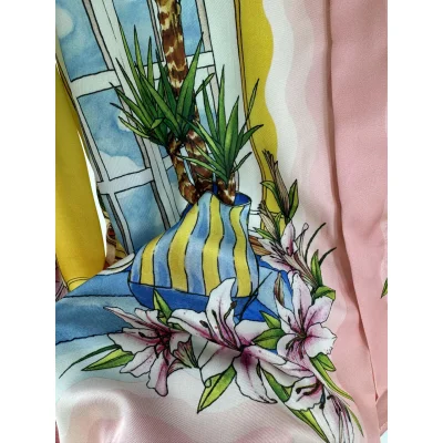 Рубашка Casablanca Dog White Sofa Big Windows "Yellow" фото № 4