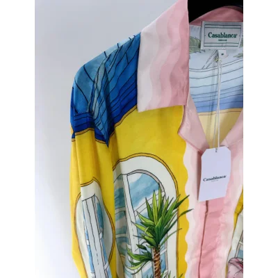 Рубашка Casablanca Dog White Sofa Big Windows "Yellow" фото № 2