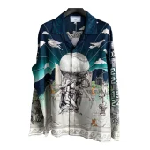 Рубашка Casablanca Heaven Gray Heavy Stone "Blue"