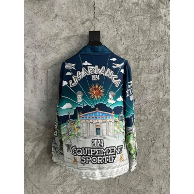 Рубашка Casablanca Heaven Gray Heavy Stone "Blue" фото № 7