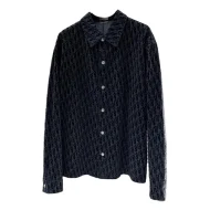 Рубашка Christian Dior Many Little Dark Logos Dior "Blue"