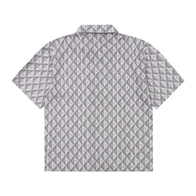 Рубашка Christian Dior Stylish Print "Gray/White" фото № 3