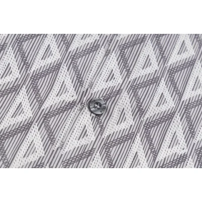 Рубашка Christian Dior Stylish Print "Gray/White" фото № 7