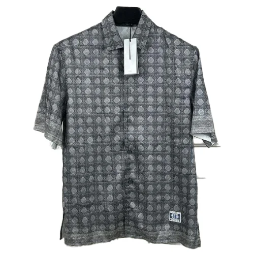 Рубашка Christian Dior Many Rombes Print "Gray"
