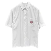 Рубашка Christian Dior Red Heart On Pocket CD "White"